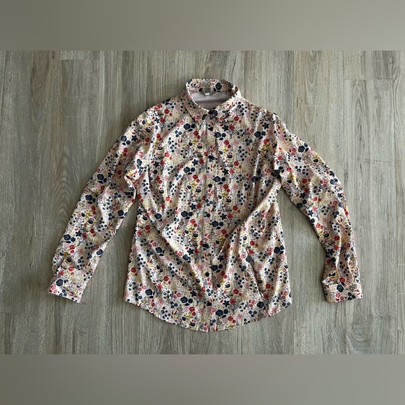 Duluth Trading Co Tops - Duluth Trading Company Women's Sidewinder Printed Gardening Shirt